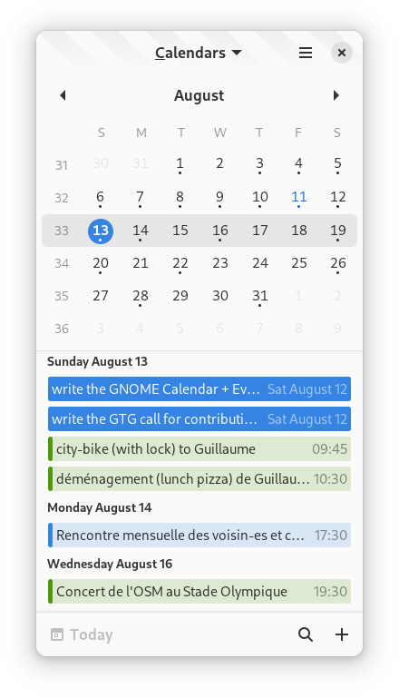 calendar-45-phone-light.opti GNOME Calendar's sidebar/mobile view